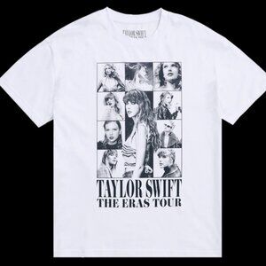 TAYLOR SWIFT THE ERAS TOUR WHITE T-SHIRT | M |L